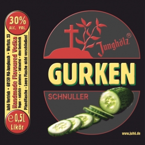 Gurken Schnuller-Etikett