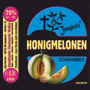 Honigmelonen Schnabbes-Etikett