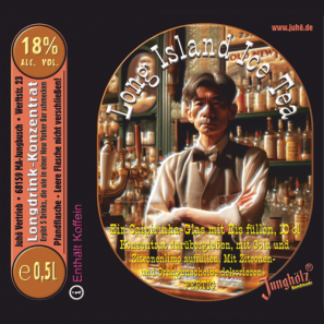 Long Island Ice Tea-Etikett