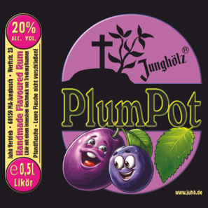 Plum Pot-Etikett