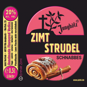 Zimtstrudel Schnabbes-Etikett