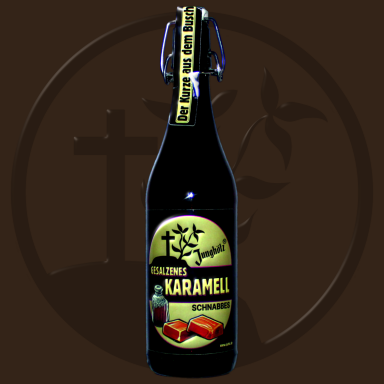 Bügelflasche mit GESALZENER KARAMELL-Schnabbes