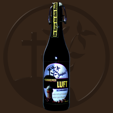 Bügelflasche mit MANNHEIMER LUFT-Schnabbes