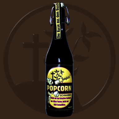 Bügelflasche mit POPCORN-Schnabbes